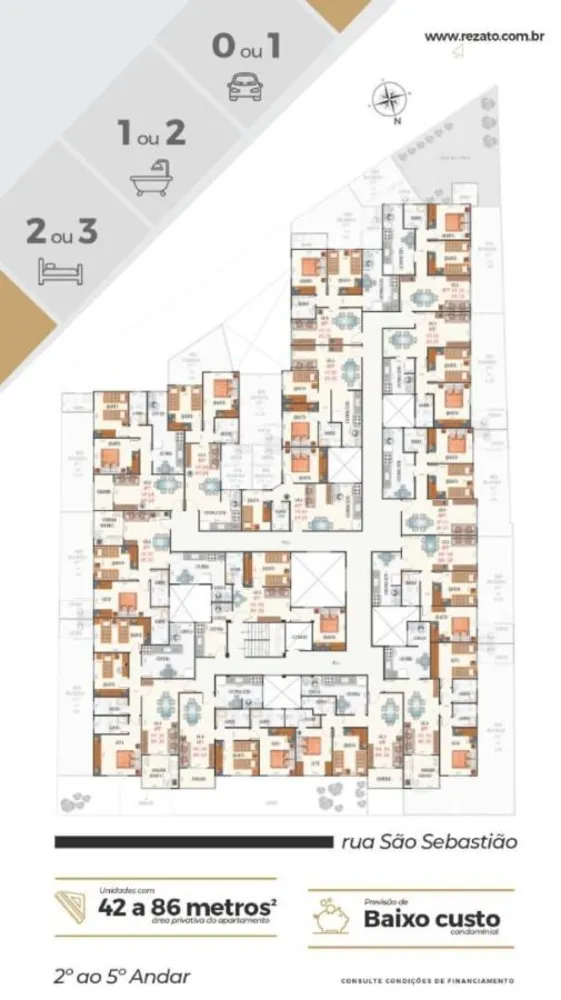 Apartamento, 2 quartos, 69 m² - Foto 2