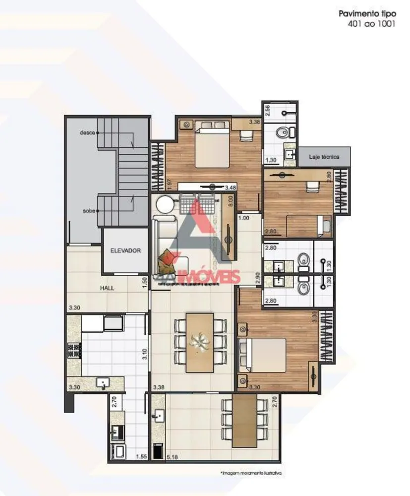 Apartamento, 3 quartos - Foto 9