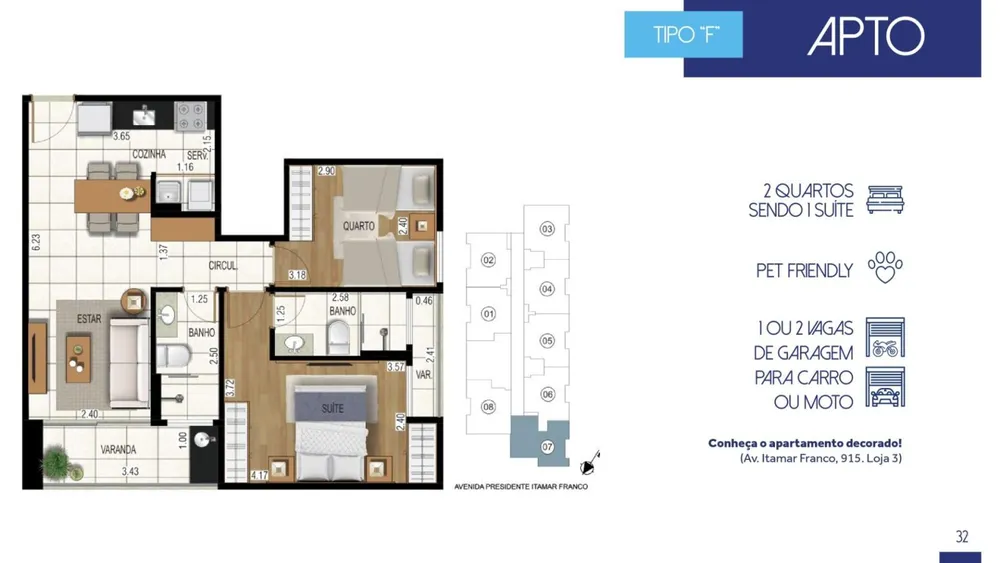 Apartamento, 2 quartos, 50 m² - Foto 13