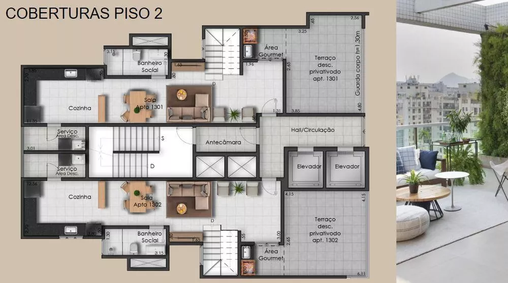 Cobertura à venda com 3 quartos, 159m² - Foto 4