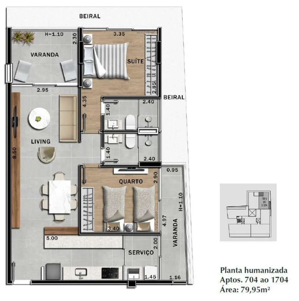 Apartamento, 2 quartos, 61 m² - Foto 16