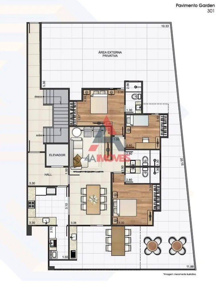 Apartamento, 3 quartos - Foto 10