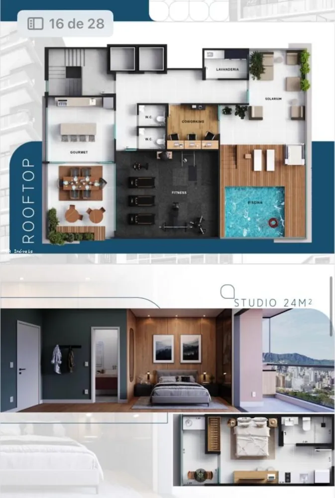 Apartamento, 1 quarto, 24 m² - Foto 10
