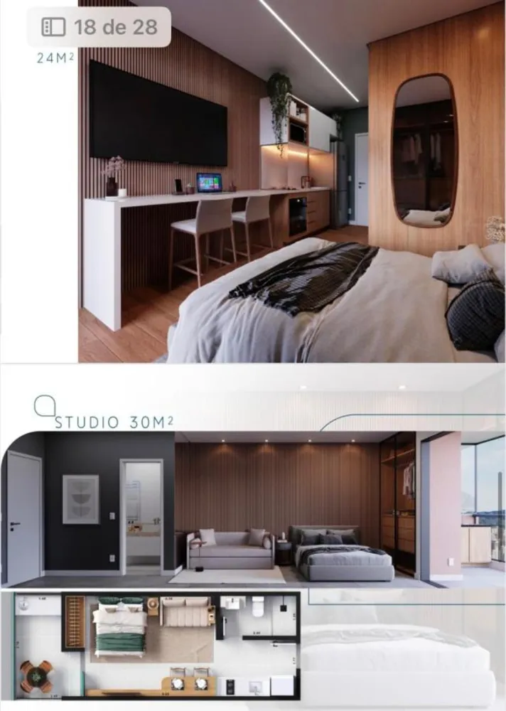 Apartamento, 1 quarto, 24 m² - Foto 11