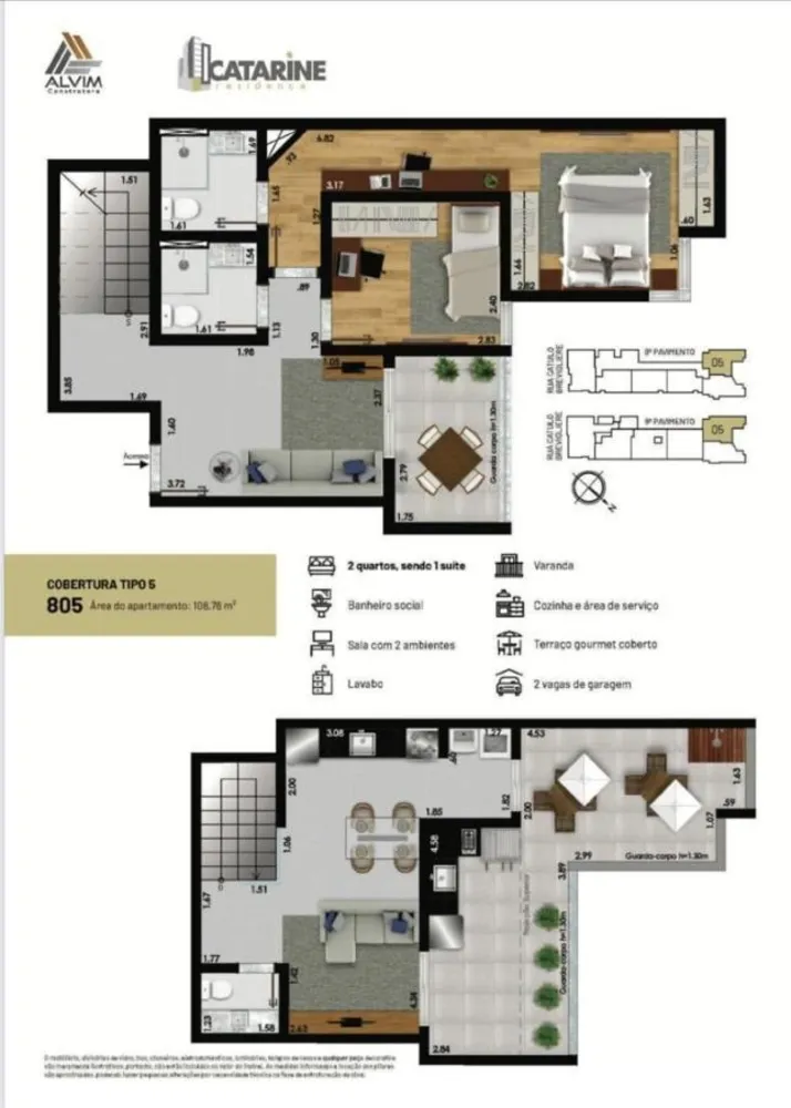 Apartamento, 2 quartos, 56 m² - Foto 11