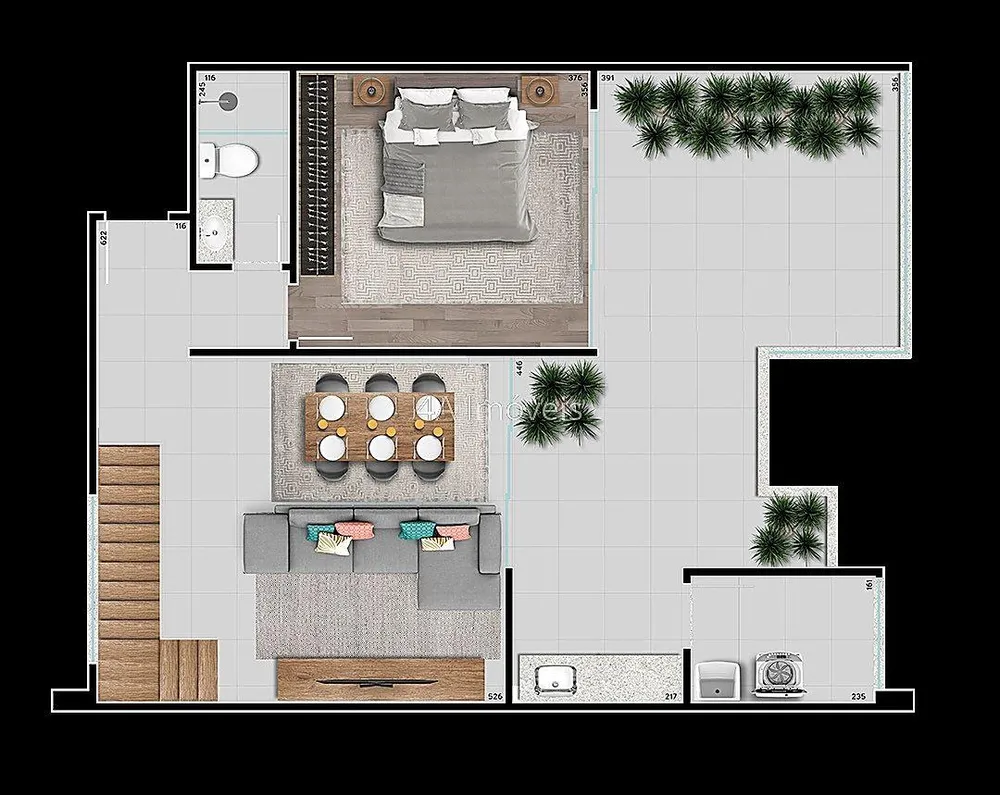 Cobertura, 2 quartos, 127 m² - Foto 14