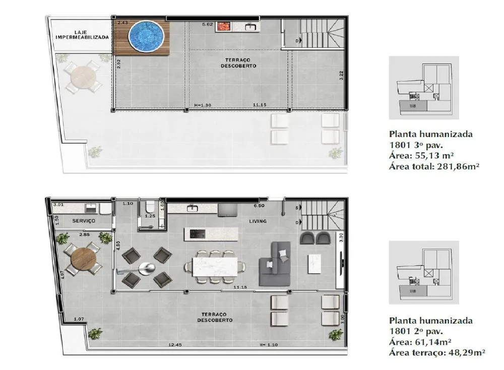 Cobertura, 4 quartos, 238 m² - Foto 11