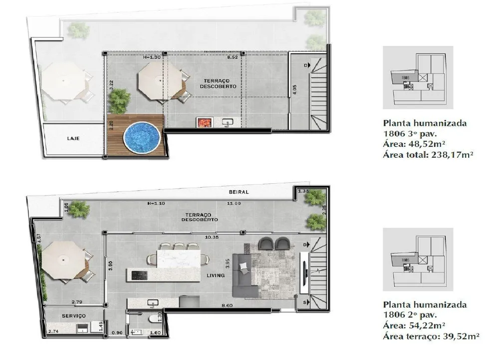 Cobertura, 4 quartos, 238 m² - Foto 16