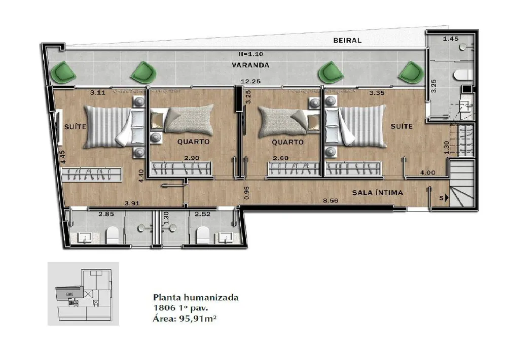 Cobertura, 4 quartos, 238 m² - Foto 15