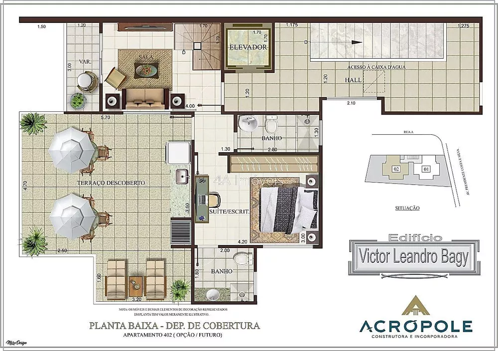 Cobertura à venda com 3 quartos, 150m² - Foto 3