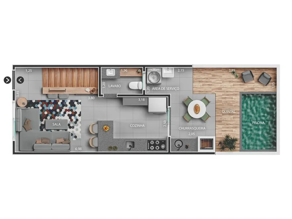 Sobrado, 2 quartos, 72 m² - Foto 5