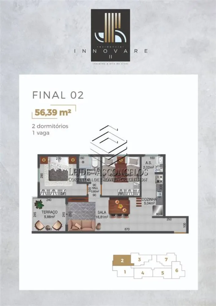 Apartamento, 2 quartos, 57 m² - Foto 27