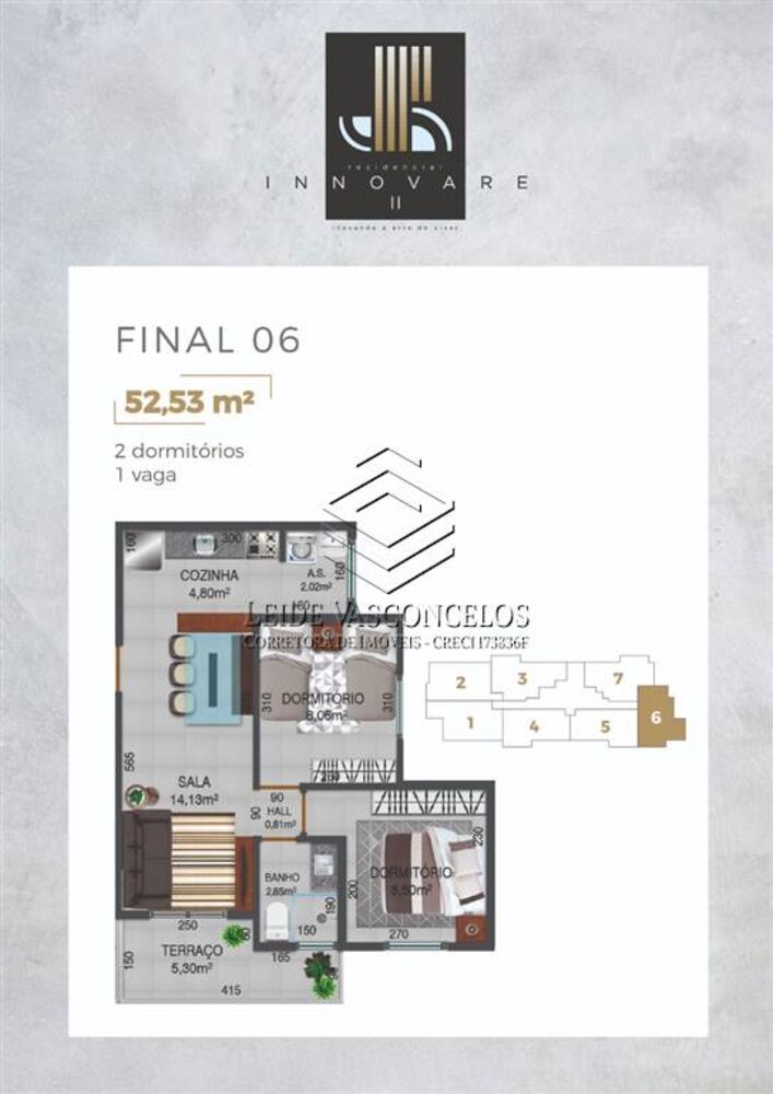 Apartamento, 2 quartos, 57 m² - Foto 12