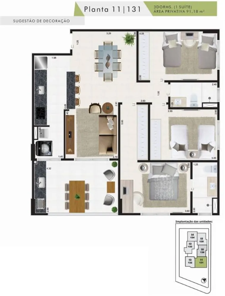Apartamento, 3 quartos, 91 m² - Foto 12