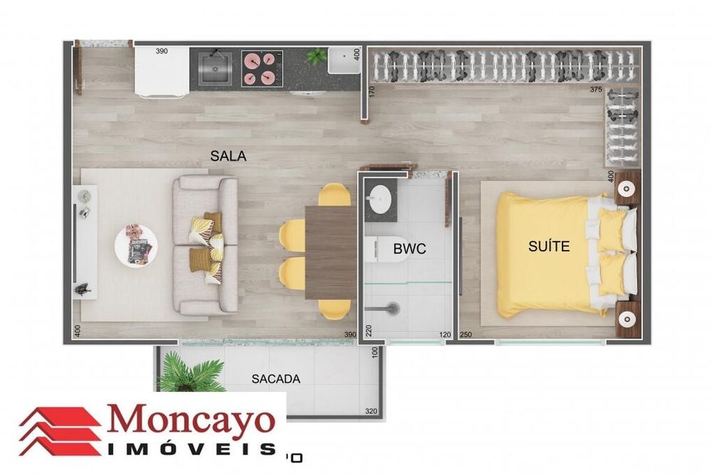 Apartamento, 1 quarto, 47 m² - Foto 10