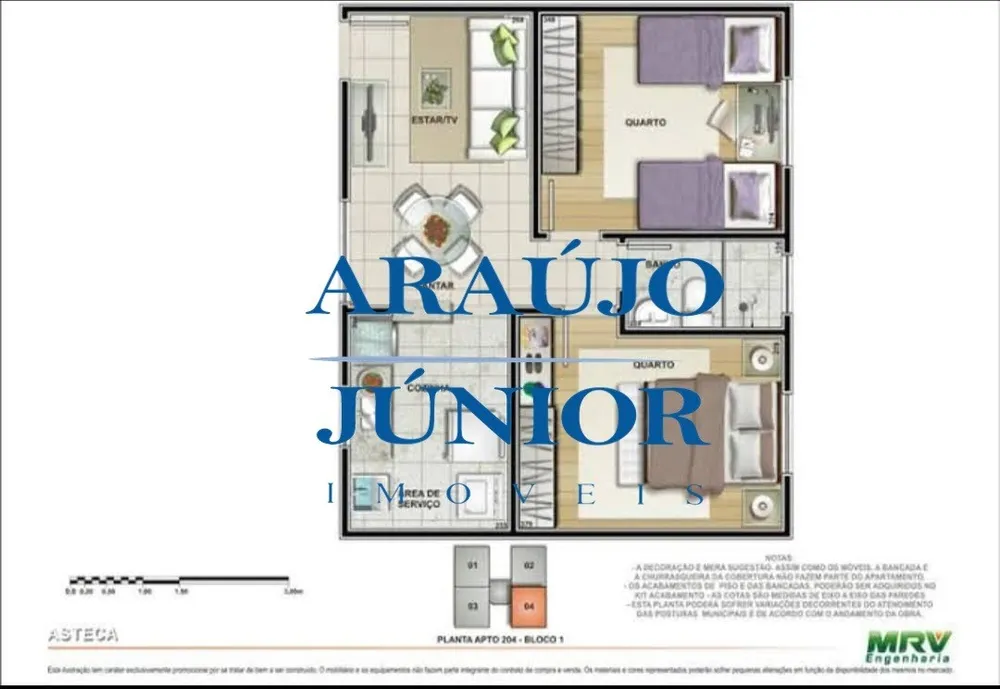 Apartamento, 2 quartos, 50 m² - Foto 7