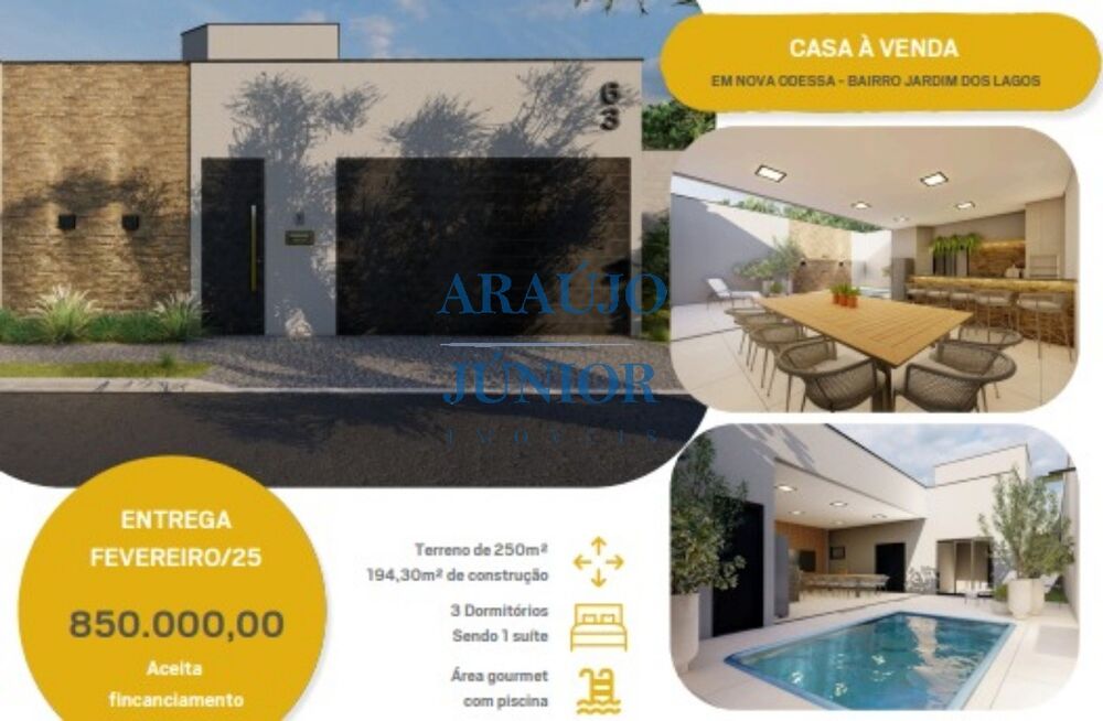 Casa à venda com 3 quartos, 194m² - Foto 2