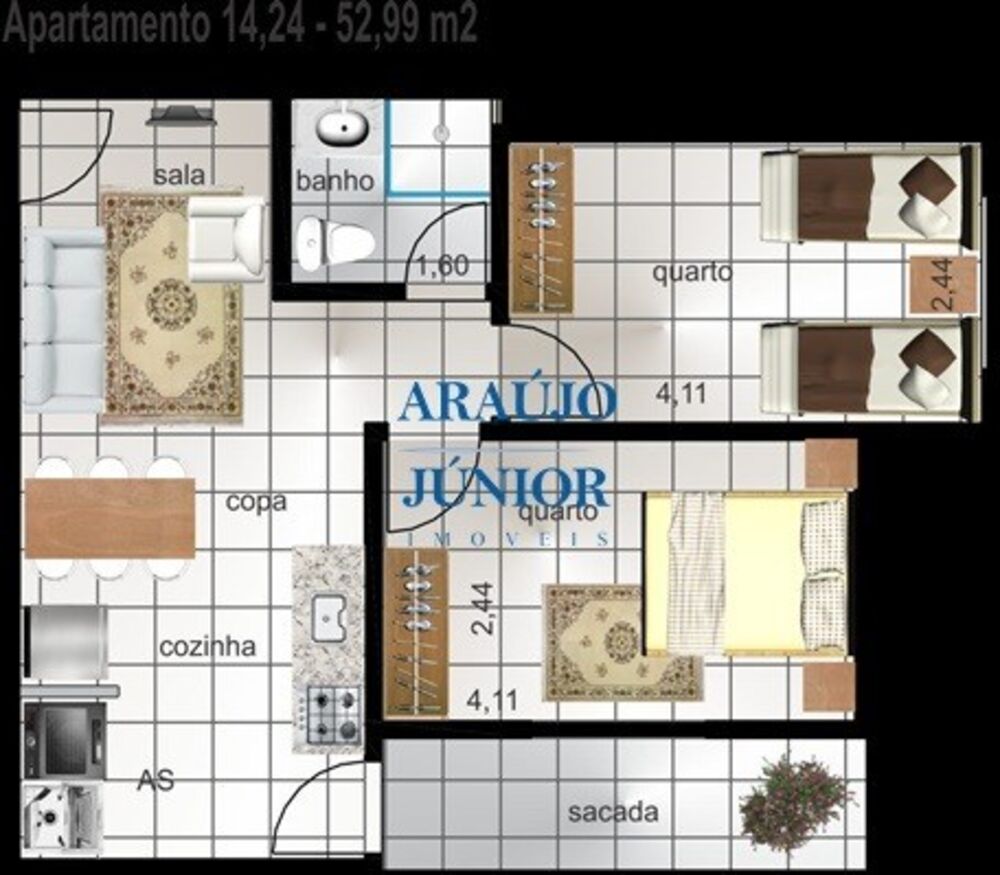 Apartamento, 2 quartos, 52 m² - Foto 25