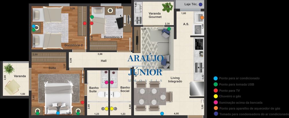 Apartamento, 3 quartos, 70 m² - Foto 17