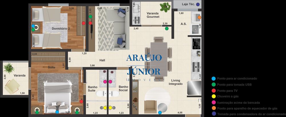 Apartamento, 3 quartos, 70 m² - Foto 12