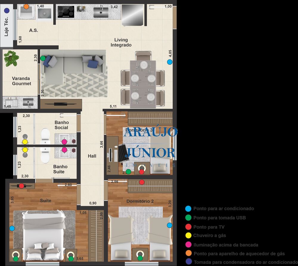 Apartamento, 3 quartos, 70 m² - Foto 19