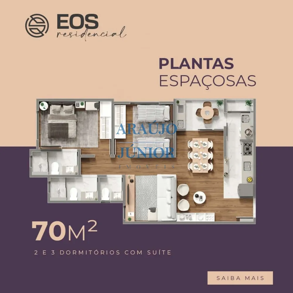 Apartamento, 3 quartos, 70 m² - Foto 2