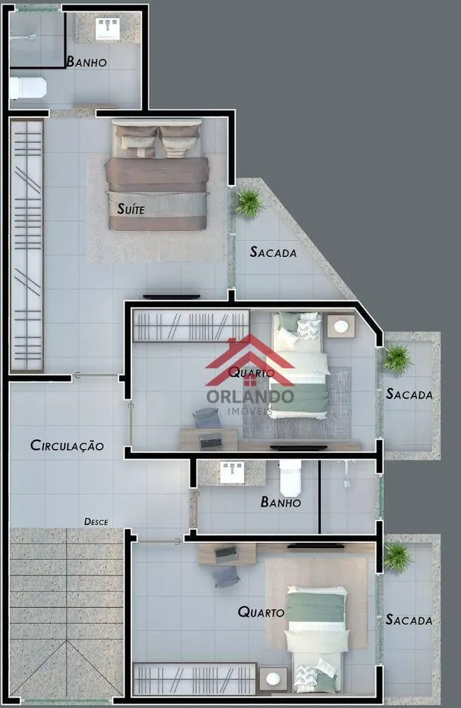 Sobrado, 3 quartos, 147 m² - Foto 4