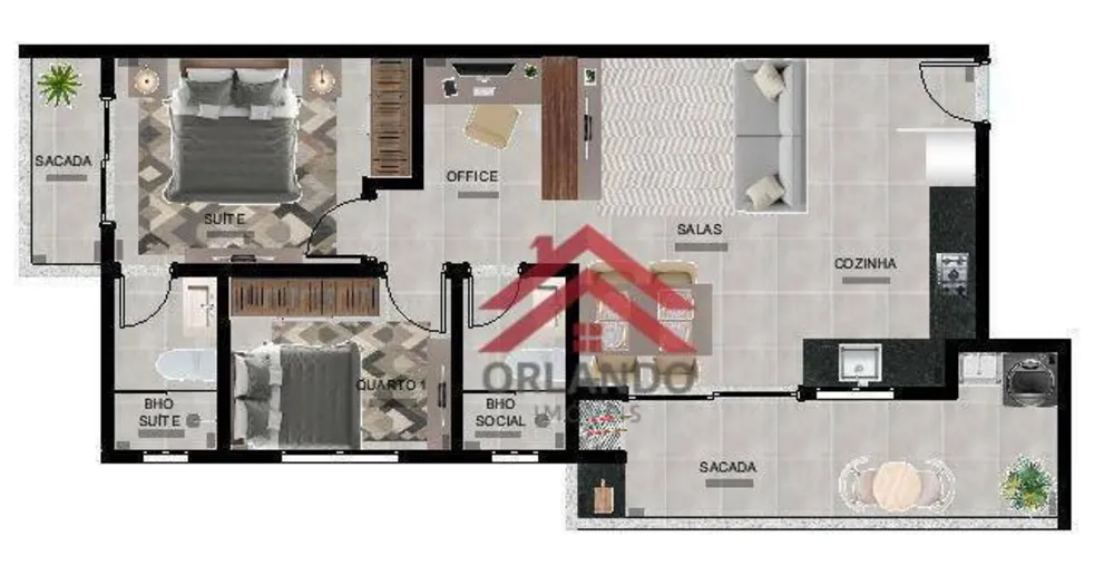 Cobertura, 4 quartos - Foto 2