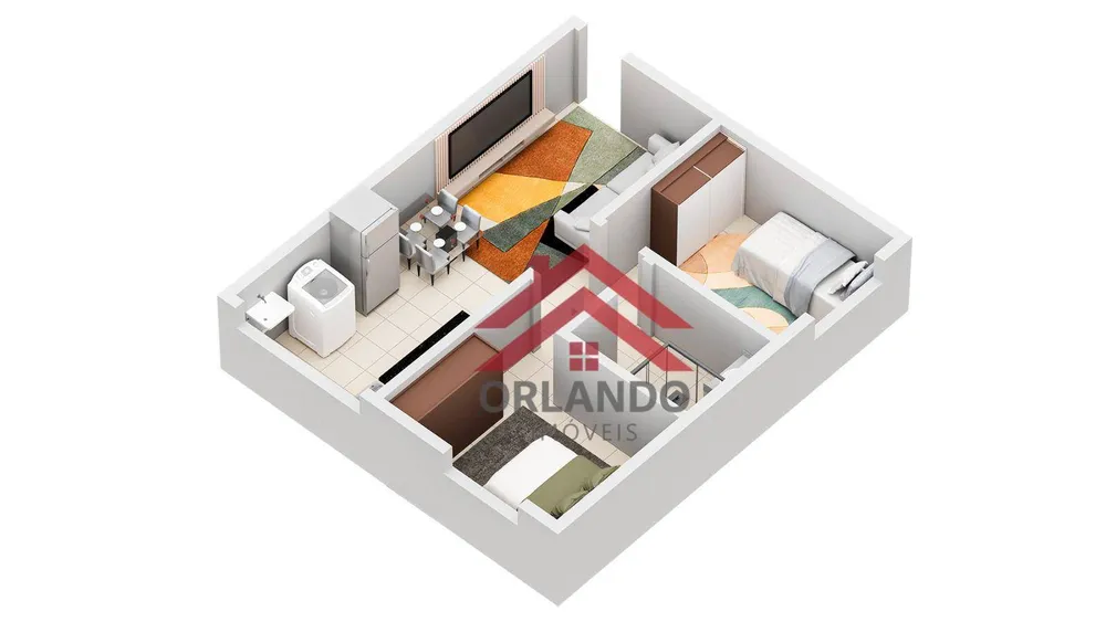 Apartamento, 2 quartos, 44 m² - Foto 4