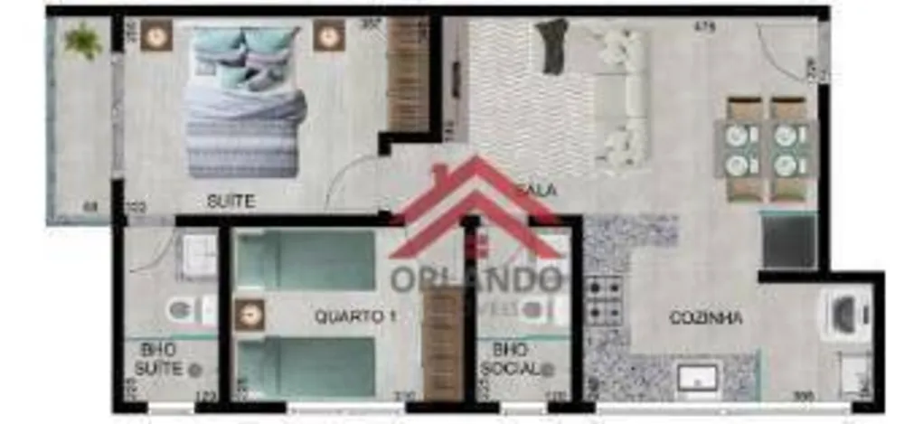 Apartamento, 2 quartos, 49 m² - Foto 4