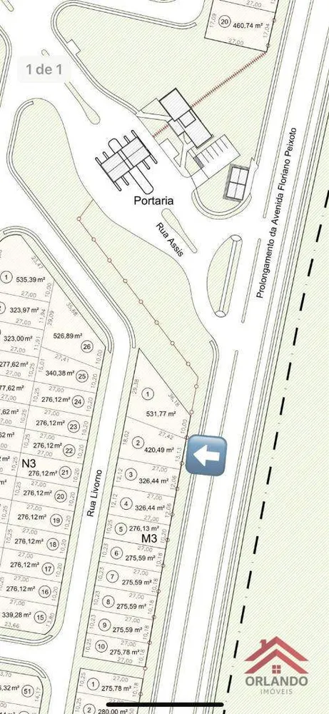 Loteamento e Condomínio, 420 m² - Foto 2
