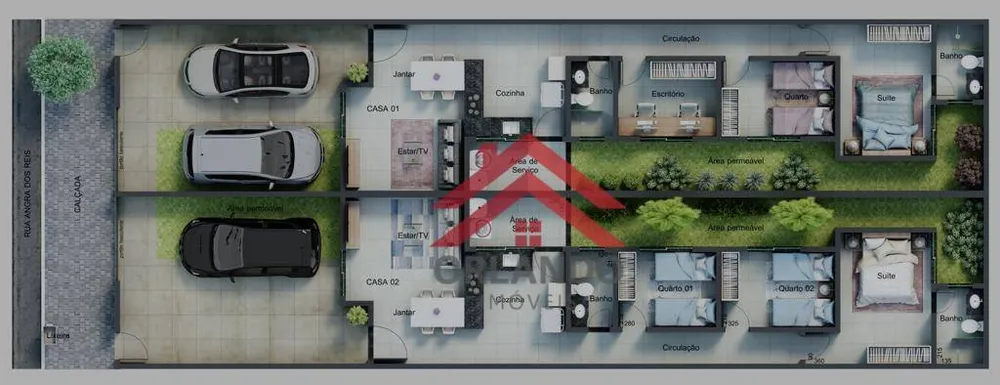 Casa, 3 quartos, 70 m² - Foto 3