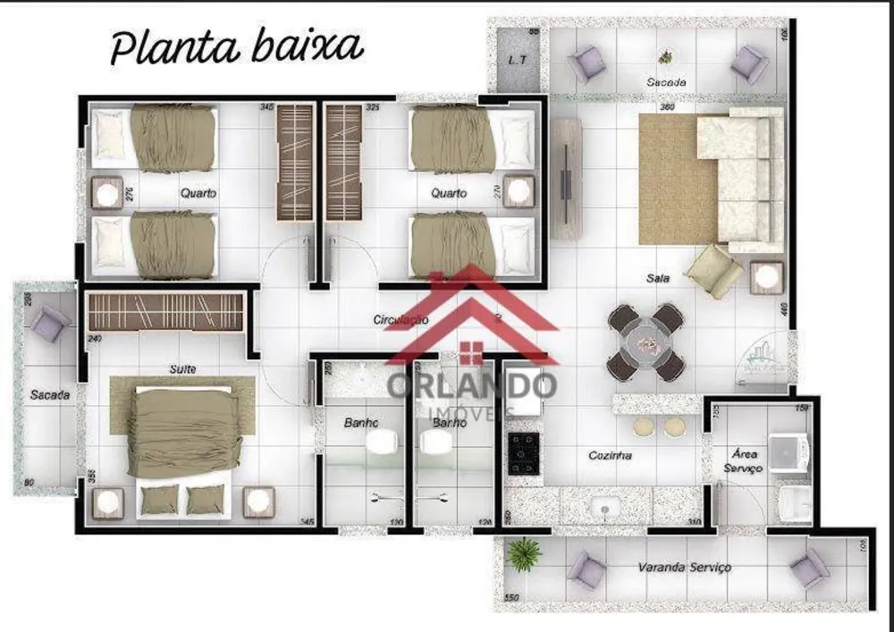Apartamento, 3 quartos, 88 m² - Foto 2