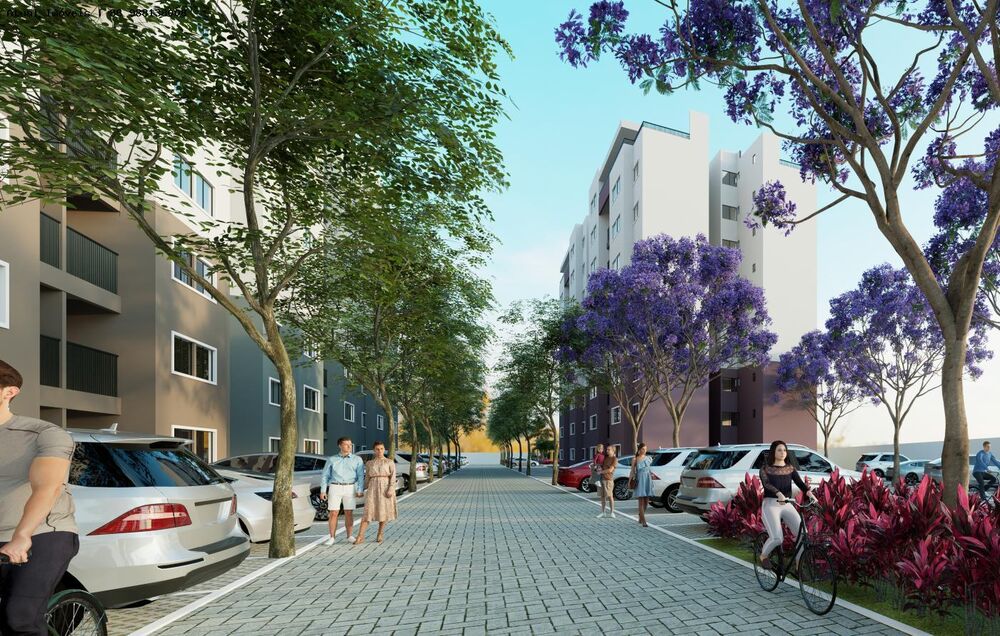 Apartamento à venda com 3 quartos, 64m² - Foto 2