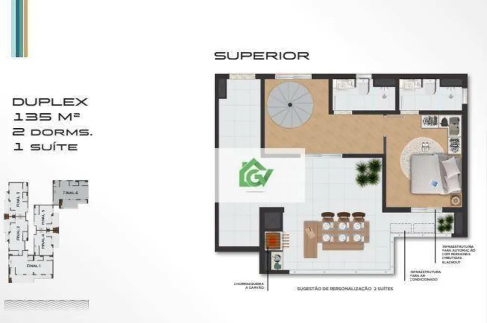 Apartamento, 2 quartos, 135 m² - Foto 10