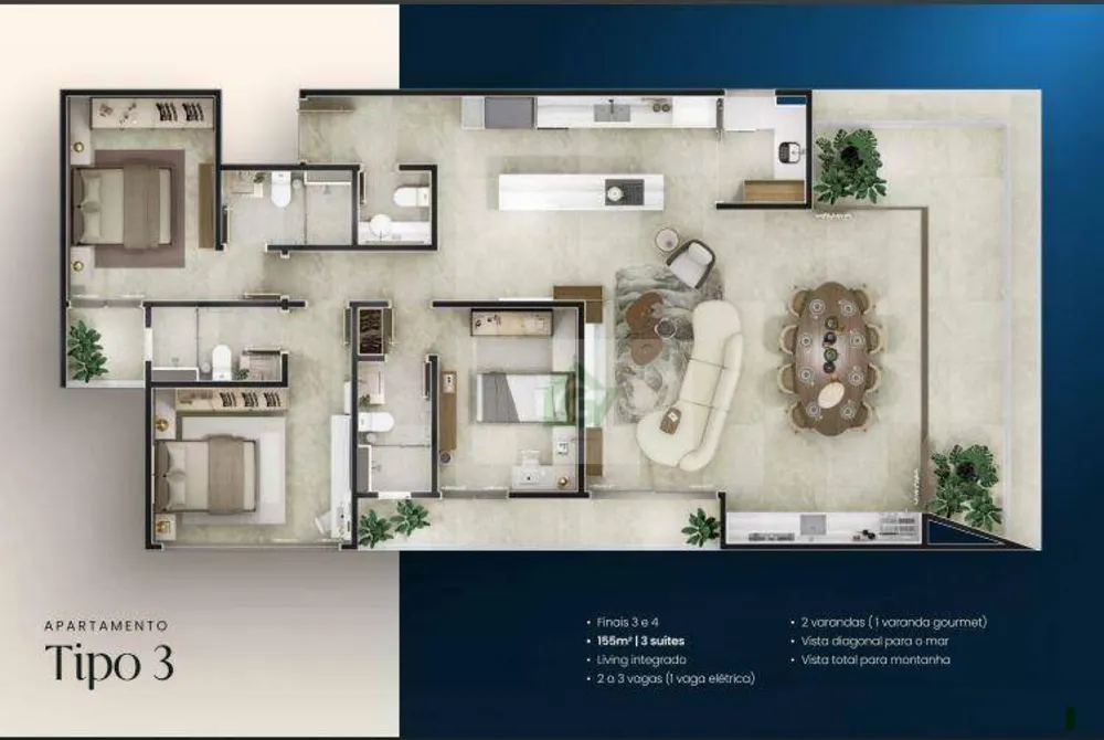 Apartamento, 3 quartos, 155 m² - Foto 5