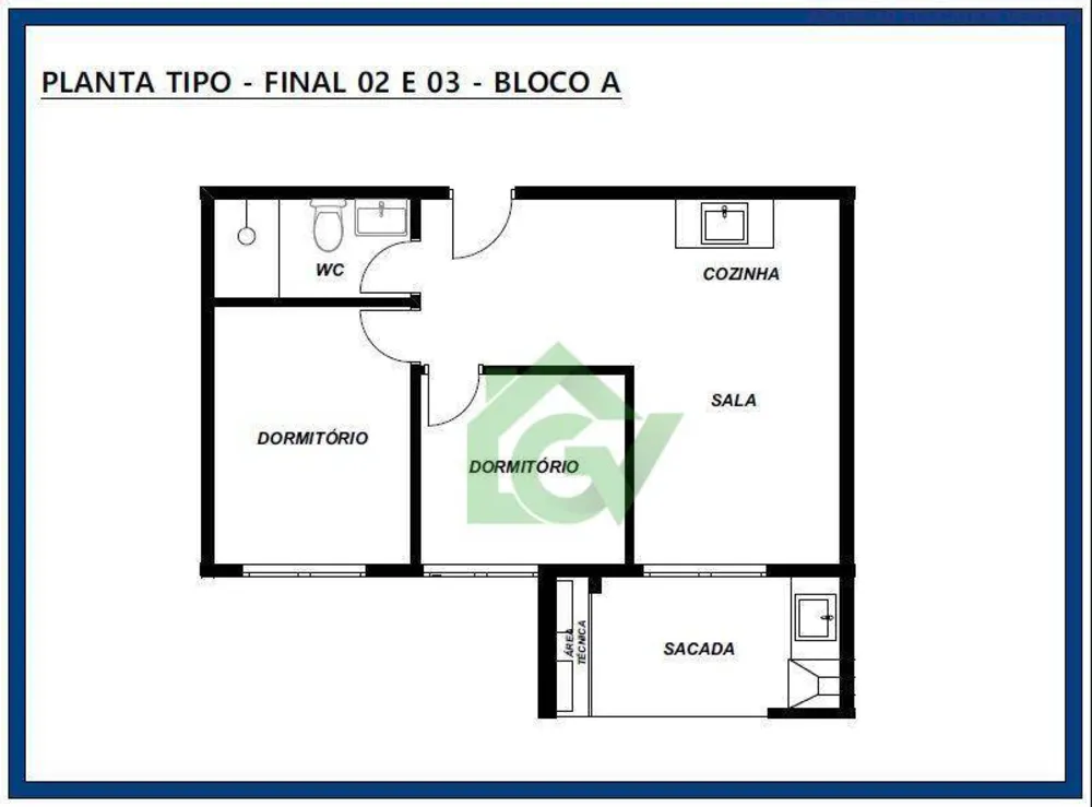 Apartamento, 2 quartos, 44 m² - Foto 6