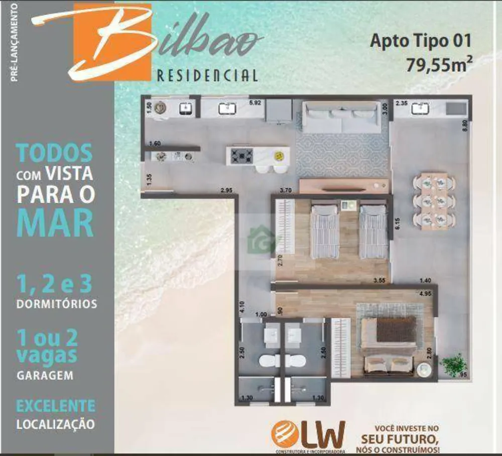 Apartamento, 1 quarto, 44 m² - Foto 4