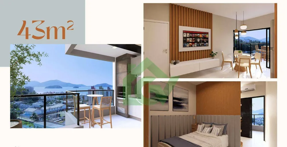 Apartamento, 1 quarto, 43 m² - Foto 1