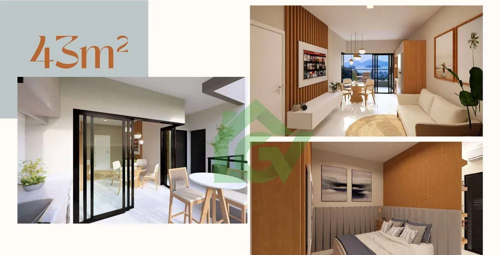Apartamento, 1 quarto, 43 m² - Foto 2