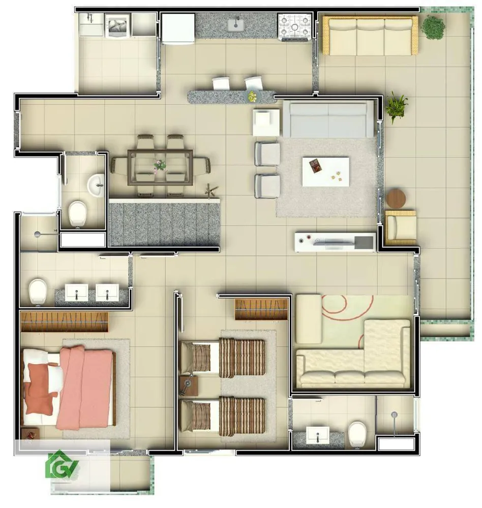 Cobertura, 3 quartos, 208 m² - Foto 11