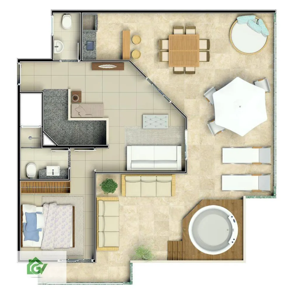 Cobertura, 3 quartos, 208 m² - Foto 10