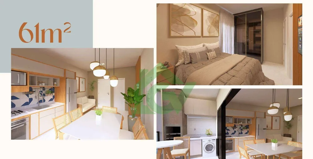 Apartamento, 2 quartos, 61 m² - Foto 1