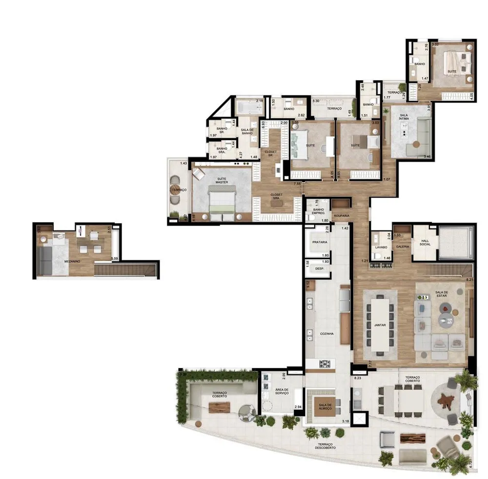 Apartamento, 4 quartos, 336 m² - Foto 3