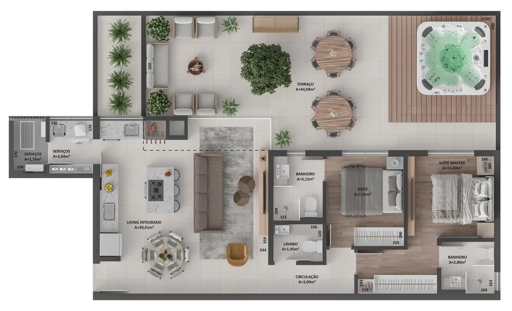 Apartamento, 3 quartos, 96 m² - Foto 9