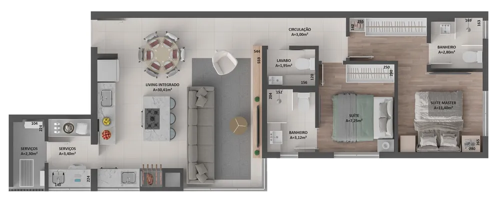 Apartamento, 3 quartos, 96 m² - Foto 5