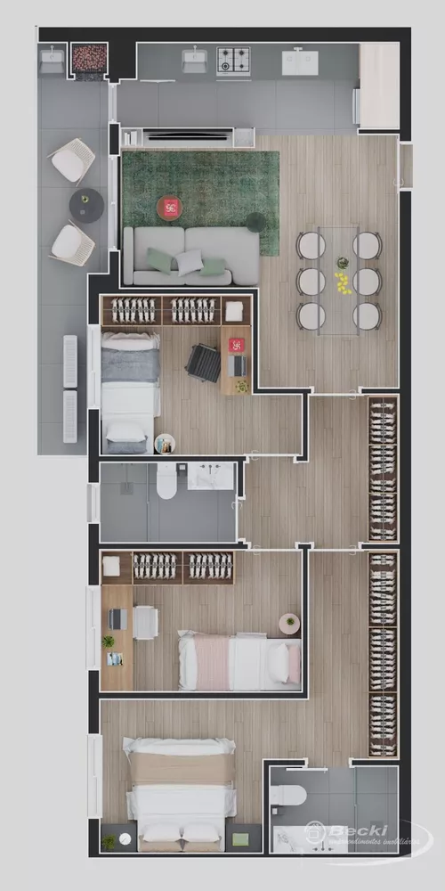 Apartamento, 3 quartos, 85 m² - Foto 3