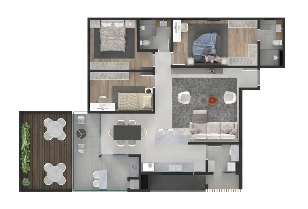 Apartamento, 3 quartos, 179 m² - Foto 13
