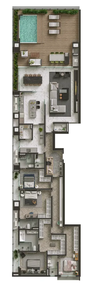 Apartamento, 3 quartos, 167 m² - Foto 4