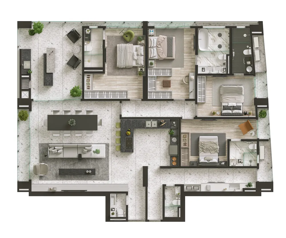 Apartamento, 3 quartos, 167 m² - Foto 6